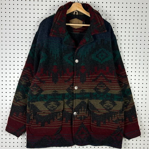 Woolrich aztec wool jacket - aztec,