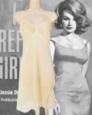 Vintage nylon and lace slip