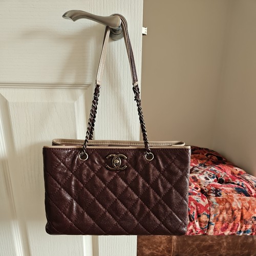 Chanel burgundy tote - tote, bordeaux