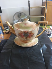   Crown Devon Fieldings SF & Co  Teapot With Lid & Stand Wick Patten
