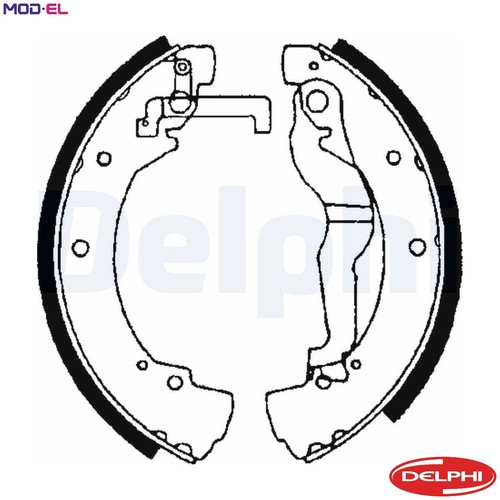 Brake shoe set ls1656 for - brake,