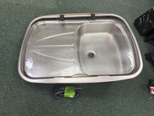 Caravan Motorhome Argent   Sink And Drainer 63 X 47 cms Stainless Steel