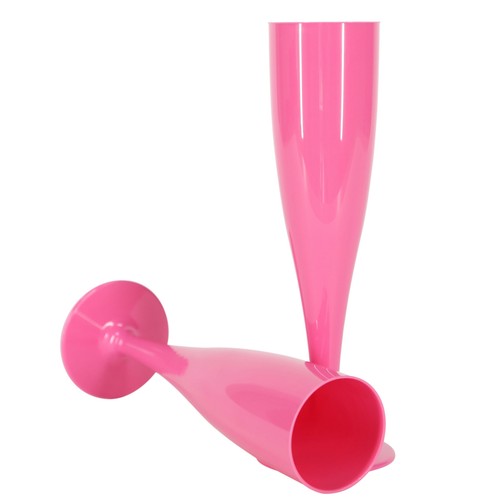 100 pink prosecco flutes - pink,
