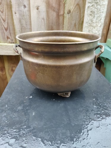 Vintage brass twin handle - brass,