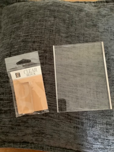Acrylic clear stamp blocks - stamp,
