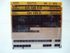 3 Genuine  Honda Motorcycle  CH125 Spacy Parts List Microfiche.