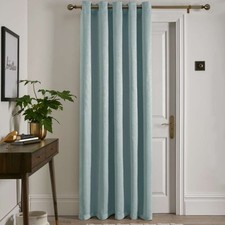 Lined blockout eyelet door