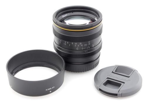 Kamlan 50mm manual focus - f1.1,