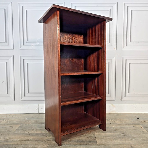 Vintage narrow bookcase shelf - bookcase,