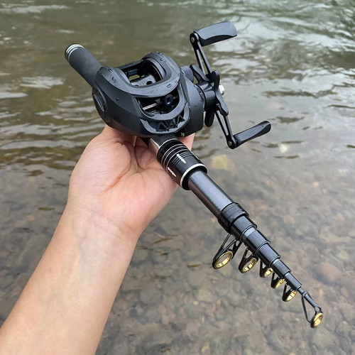 Telescopic fishing rod - fishing, &