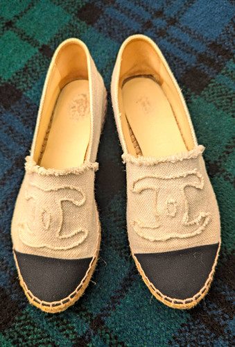 Chanel canvas logo - cc,