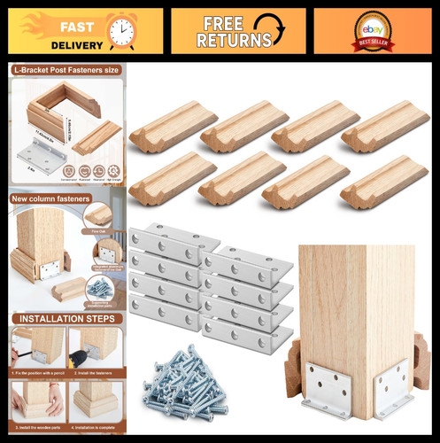 Newel post mounting kit 8 - 3",