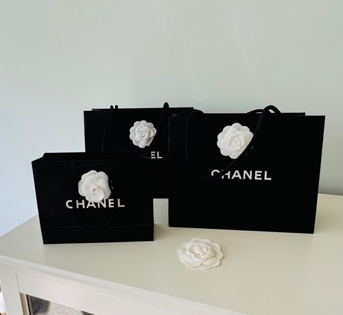 Chanel gift bags black - 3, x