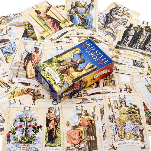 Old style tarot 3x6cm - old, /