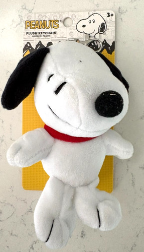 Peanuts snoopy plush keychain - peanuts,