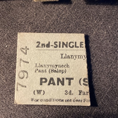 Half railway ticket - , (