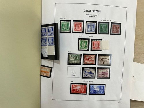 Guernsey jersey stamps - guernsey,