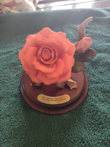 Porcelain rose figurine the - rose,