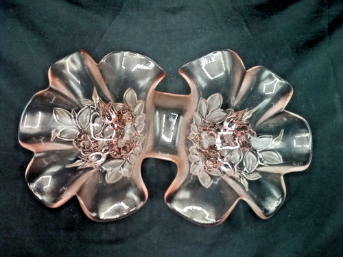 Mikasa rosa pink - frosted, glass