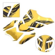 Gold Fuel Gas Tank Pad Decals Sticker For Kawasaki Ninja 250 300 400 ZX10R Honda