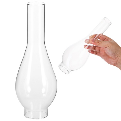 Vintage kerosene lamp glass - vintage,