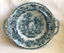 Antique davenport footed dish - antique,