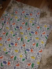 Dinosaur tractor bus toddler cot bedding 150*120 & 42*62 100% cotton