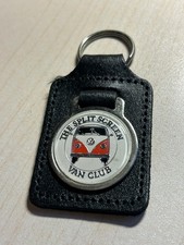 Vintage Splitscreen Campervan Club Keyring 