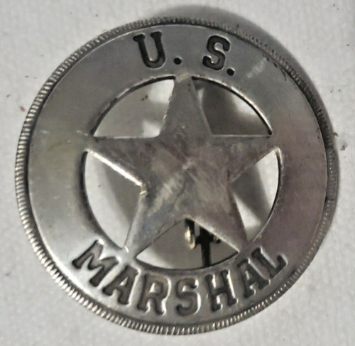 Vintage marshal badge pin - u.s.,