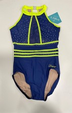 New Girls Gymnastic Darcy Leotard Size 32 AXS