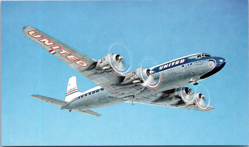 United air lines 7 - united, dc-7