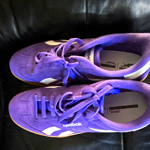 Reebok men purple white - purple/white, low
