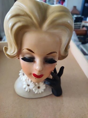 Vintage napcoware lady head - lady,