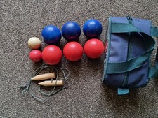 Wooden Boules Set