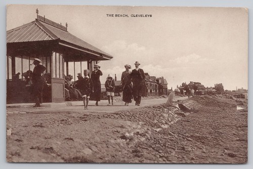 The beach cleveleys promenade - the,