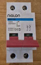100 AMP MAIN SWITCH DOUBLE