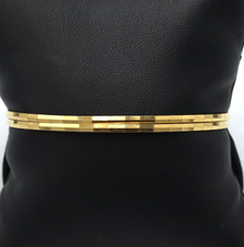Two Rigid Hoop Bracelets In