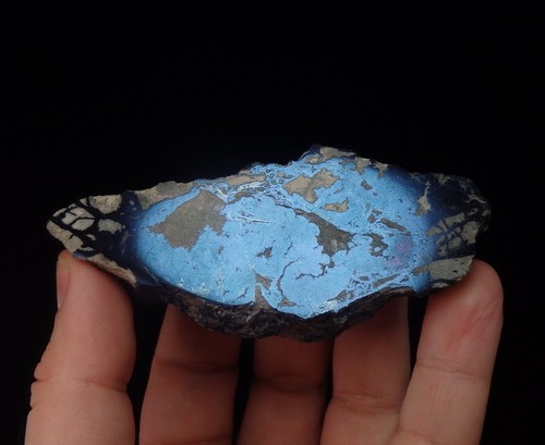 Covellite rare polished slab - covellite,
