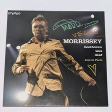 Morrissey Signed Vinyl Album Beethoven Was Deaf Paris