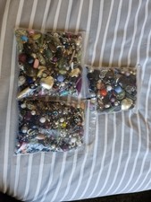 3 X Bags Of Mixed Beads ..recycled From Old Jewellery