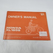 Original 1981 Honda XL185 S Xl