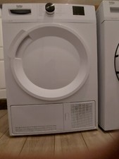 Used Beko White 8kg Condenser Tumble Dryer DTLCE80021W in good working condition
