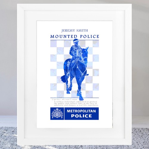 Personalised logo mounted - logo,