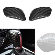 For Volkswagen VW Golf MK7 CC 2011+ Carbon Fiber Car Shift Knob Badge Emblem