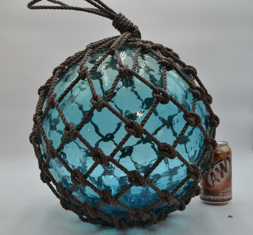 Vintage glass fishing - float, in