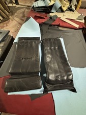 E30 BMW Coupe Original Leather Front Sport Seat Centre Back Rest Cover And Base