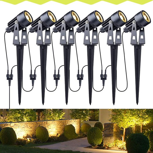 6pcs led garden spike lights - 6pcs,
