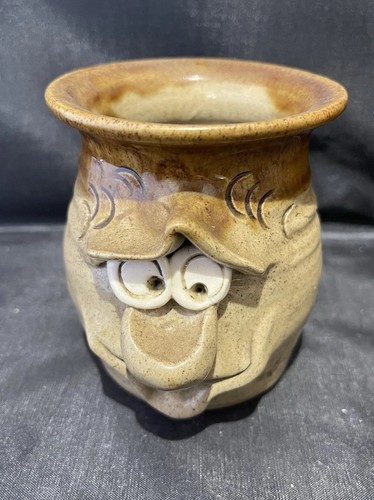 Pretty ugly pottery mug - ugly,