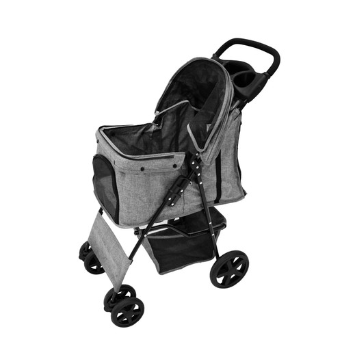 Pet stroller pushchair woven - stroller,