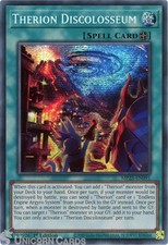MP23-EN091 Therion Discolosseum :: Prismatic Secret Rare 1st Edition YuGiOh Card